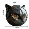 thumbnail image 2 of Luxury Black Cat Stone Sculpture – Elegant Home Décor & Gift-Ready Art Piece, Black Obsidian Cat Decor Statue Figurine, Hand Carved Crystals Healing Stones, Gifts for Cats Lovers, 2 of 6