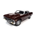 thumbnail image 2 of Muscle Car & Corvette Nationals (MCACN) 1970 Chevy Nova SS 396, Black Cherry Red and White - Auto World AMM1230 - 1/18 scale Diecast Model Toy Car, 2 of 9