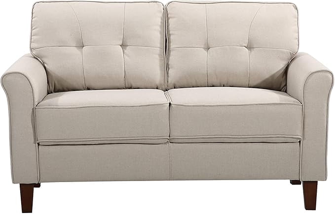 US Pride Linen Upholstery 2 seater loveseat