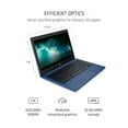 thumbnail image 3 of HP Chromebook 11-inch Laptop - MediaTek - MT8183 - 4 GB RAM - 32 GB eMMC Storage - 11.6-inch HD Display - with Chrome OS - (11a-na0030nr, 2020 Model, Indigo Blue), 3 of 5