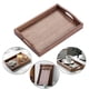 thumbnail image 4 of Bandeja para Servir Té Del Hotel, Manijas Dobles Estilo Europeo Bandeja para Servir Lisa Creativa Bandejas Anidadas para Restaurante Baño Pastel 34*23 Sunnimix Bandeja para servir bebidas del hotel, 4 of 8