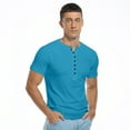 thumbnail image 6 of HAOMEILI Men's Henley Shirts Short/Long Sleeve Button T-Shirt Lightweight Fashion Casual Pullover Shirt, 6 of 6