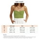 thumbnail image 2 of Camiseta sin tirantes para mujer, busto, nudo torcido, corte delgado, Color puro, tejido acanalado, chaleco de verano, 2 of 2