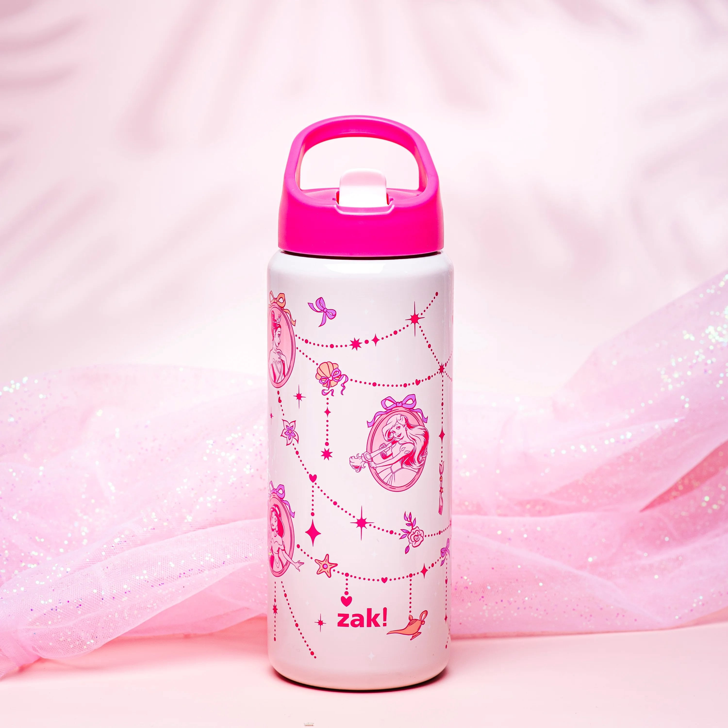 Zak Designs 20oz Princess Stainless Steel Clutch