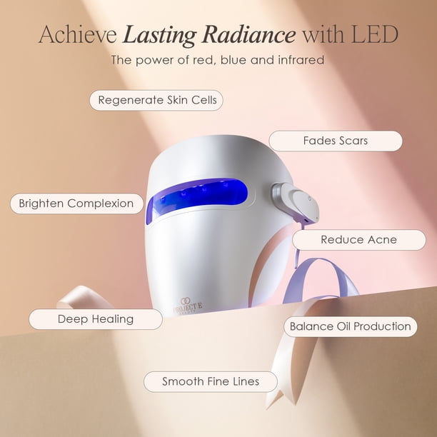 Project E Beauty Lumamask Pro Facial Skin Device | LED Light Project E Beauty Lumamask Pro Facial Skin Device | LED Light