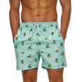 thumbnail image 1 of Siwmwear-bañador de playa de secado rápido para hombre, traje de baño con estampado de piña y bolsillo Fivean unisex, 1 of 2