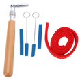 thumbnail image 3 of Cergrey Piano Tuner,Piano Tool,6Pcs Piano Tuner Kit Tuning Professional Musical Silent Hammer DIY Set Tool Repair, 3 of 8