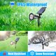 thumbnail image 2 of 2 Pack Solar LED Spotlight, 4 LED Waterproof Outdoor Garden Light, Cold White 6000K, for Christmas Tree, Fence, Patio, Party, 2 of 5