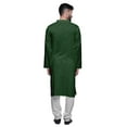 thumbnail image 3 of Atasi Party Wear Solid Kurta Pajama For Men Mandarin Collar Ethnic Kurta Pajama, 3 of 5