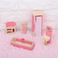 thumbnail image 4 of Muebles de casa de muñecas NikouMX Mini muebles de madera de simulación realista, 4 of 8