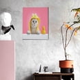 thumbnail image 3 of Rateoe A Funny Cat Pattern Decorative Picture – Unique Modern Wall Art, Ready-to-Hang Canvas Print for Home (Vertical), 3 of 6