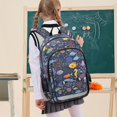 thumbnail image 7 of FORMRS Kids Backpack for School Unisex 17" Casual Bookbag Travel Daypack with Compartment Pockets, Cartoon Ocean Pattern, 7 of 7