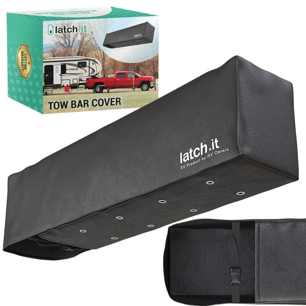 LATCH.IT RV Tow Bar Cover Upgraded Adjustable Buckle Towing
