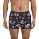 thumbnail image 1 of Balery Roses Flowers Calzoncillos bóxer para hombre, ropa interior de algodón suave y transpirable con cinturilla de nailon-Small, 1 of 5