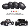 thumbnail image 3 of Yeacher 4PCS 1.9in Crawler RC Rubber Tires with Metal Rim for 1/10 RC Rock Crawler, 3 of 8