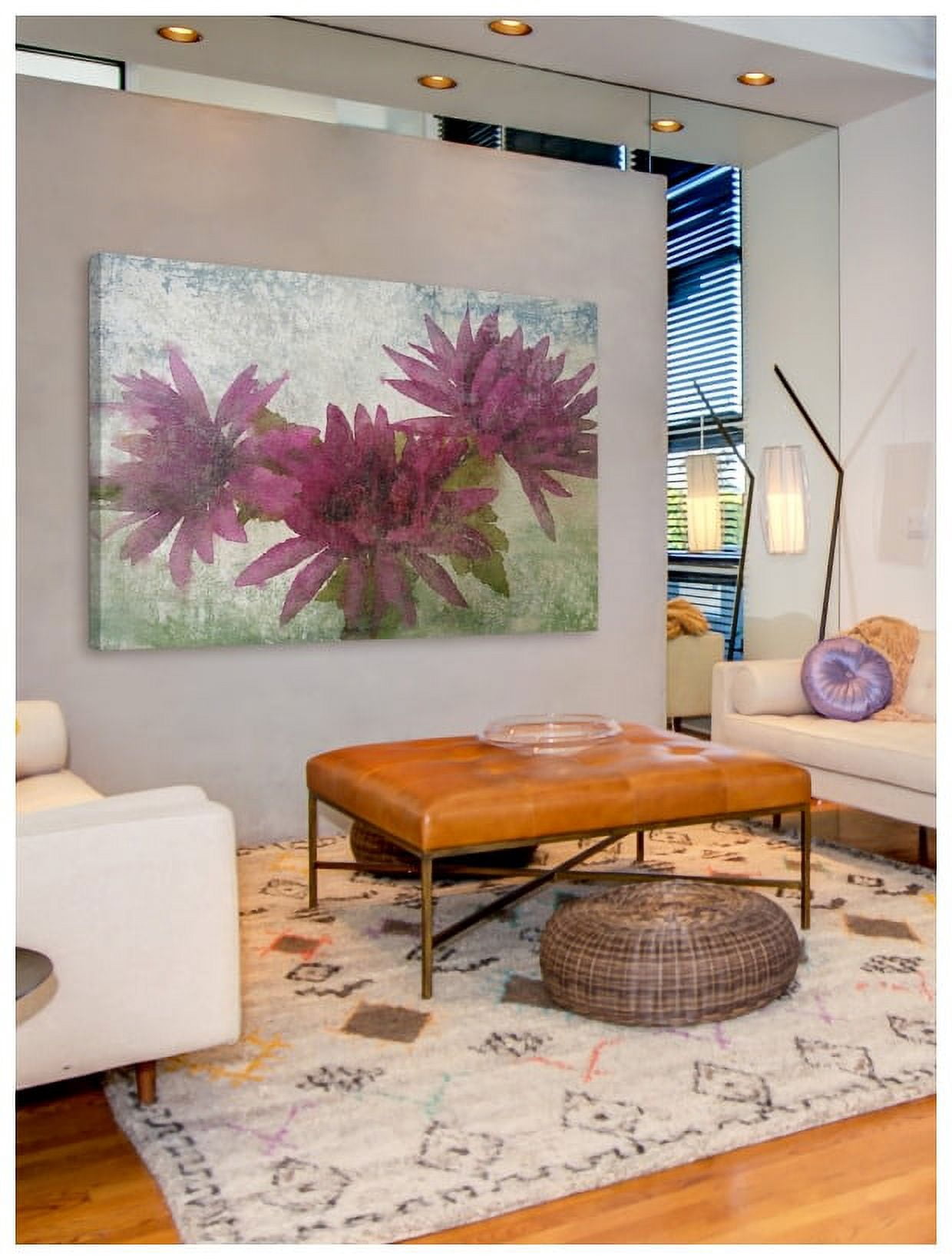 "Watercolor Garden 3" Painting Print on Wrapped Canvas