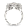 thumbnail image 2 of Sterling Silver Gold Diamond Vintage Ring, 2 of 5