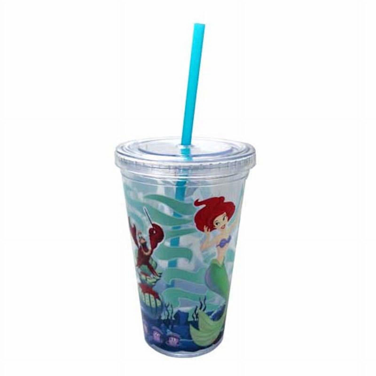 Disney Store The Little Mermaid Ariel Tumbler with Straw Cup
