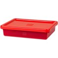 LEGO Storage Box Small with Lid, Red