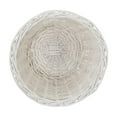 thumbnail image 2 of Household Essentials White Small Willow Wicker Waste Basket, 2 of 4