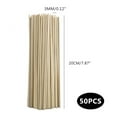 thumbnail image 2 of Bamboo Plant Stakes, 200pcs Wood Plant Supports,Natural Bamboo Sticks for Plants/Floral/Potted Plant,Wooden Sign Posting Garden Sticks, 2 of 8