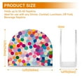 thumbnail image 4 of Yayeee Napkin Holder for Table Kitchen Paper Tissue Organization, Light Colorful Circles, 4 of 8