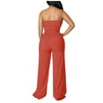 thumbnail image 6 of 2 Piece Set for Women Wide Leg Pant with Sleeveless Strapless Tube Top Summer Casual 2PCS Outfits, 6 of 6