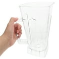 thumbnail image 3 of CIMAXIC Party Large Capacity Clear Blender Jug for Smoothies and Juices Reusable Plastic Pitcher for Kitchen Blending and Party Drinks 2L,10.24"X7.87"X7.48", 3 of 5