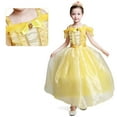 thumbnail image 2 of Girls' Princess Yellow Costumes Princess Dress up Halloween Costume with Accessories for Child 8/9, 2 of 4