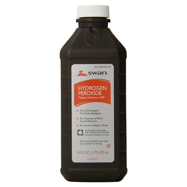 Swan Hydrogen Peroxide Tropical Solution USP 16 oz Bottles Pack of 2