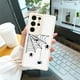thumbnail image 3 of "Expresa tu personalidad con esta divertida y funcional funda plateada mate de doble capa con estampado de dibujos animados para iPhone15 Pro Max", 3 of 4