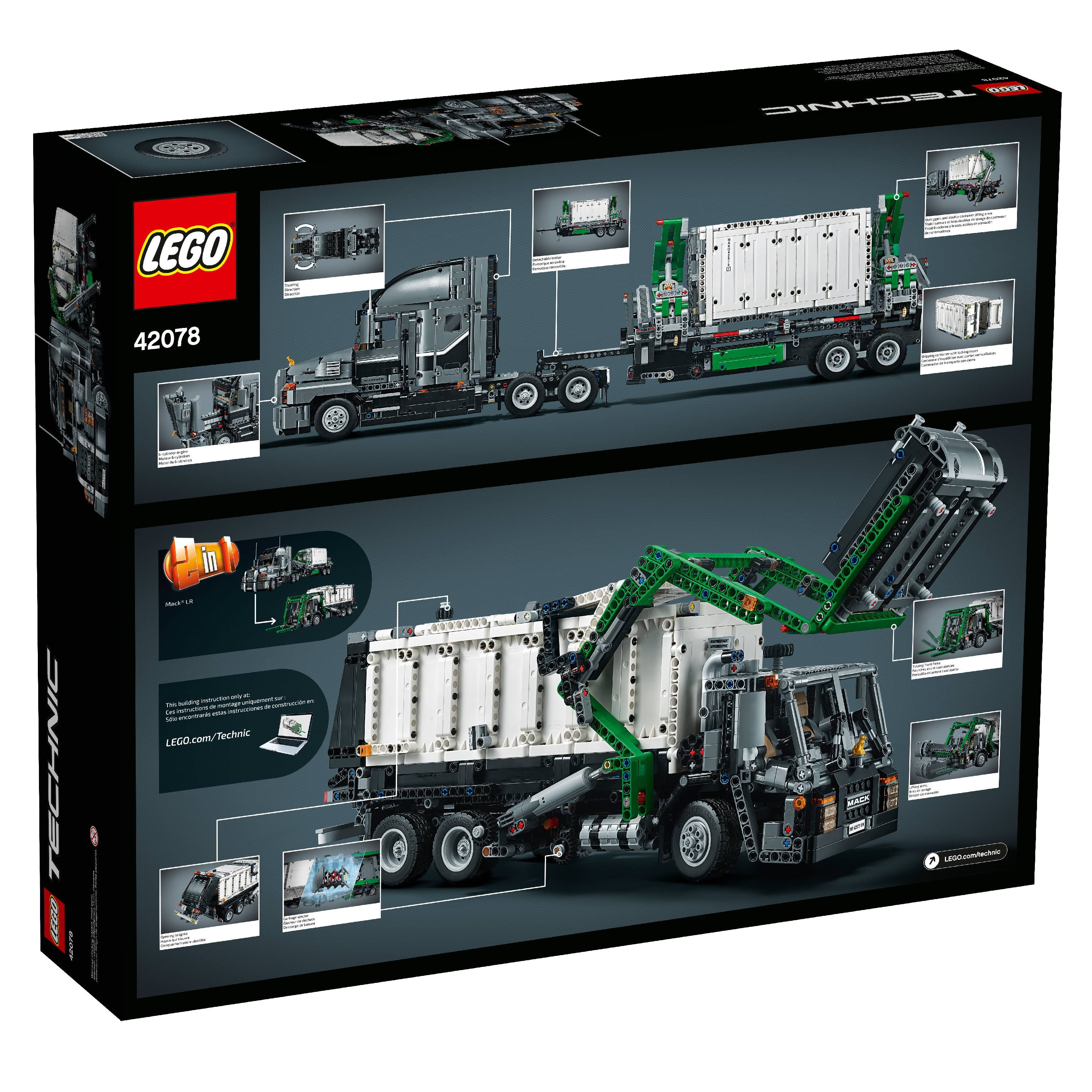 LEGO Technic Mack Anthem 42078 Building Set (2,595 Piece) Walmart.com