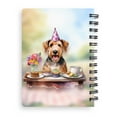 thumbnail image 2 of Happy Mother's Day Airedale Terrier with Sweets and Flowers at a Picnic Spiral Bound Journal Dale Waterside Dog Lover 5x7in Spiral Notebook - 13005, 2 of 5