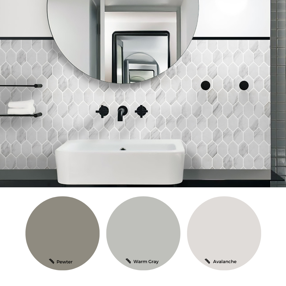 The Tile Life Recycled Serenity 4" x 4" Carrara Matte Glass Mosaic Tile Sample, 1 Piece