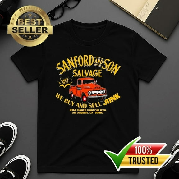RARE Sanford and Son Salvage Retro TV T-Shirt CO88823