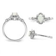 thumbnail image 3 of 3/10 Carat (ctw) Opal Lab-Created Sterling Silver Ring, 3 of 4