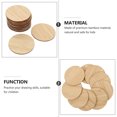 thumbnail image 3 of MasteelfCA 20PCS Unfinished Cutouts Round Blank DIY Painting Piece Unfinished Circle, 3 of 8