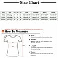 thumbnail image 2 of Njoeus Women's Puff Short Sleeve Basic T-Shirt Crewneck Work Shirts Dressy Blouse Summer Business Casual Tops for Women 3XL-4XL （Available in Plus Size), 2 of 5