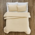 thumbnail image 2 of Better Homes & Gardens 3-Piece Papyrus Beige Block Weave Comforter Set, Adult Full/Queen, 2 of 10