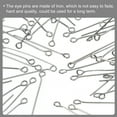 thumbnail image 5 of 200Pcs Eye Pins Jewelry Findings Eye Pins 20mm Iron Eye Pins for Jewelry Making 21 Gauge Silver, 5 of 6
