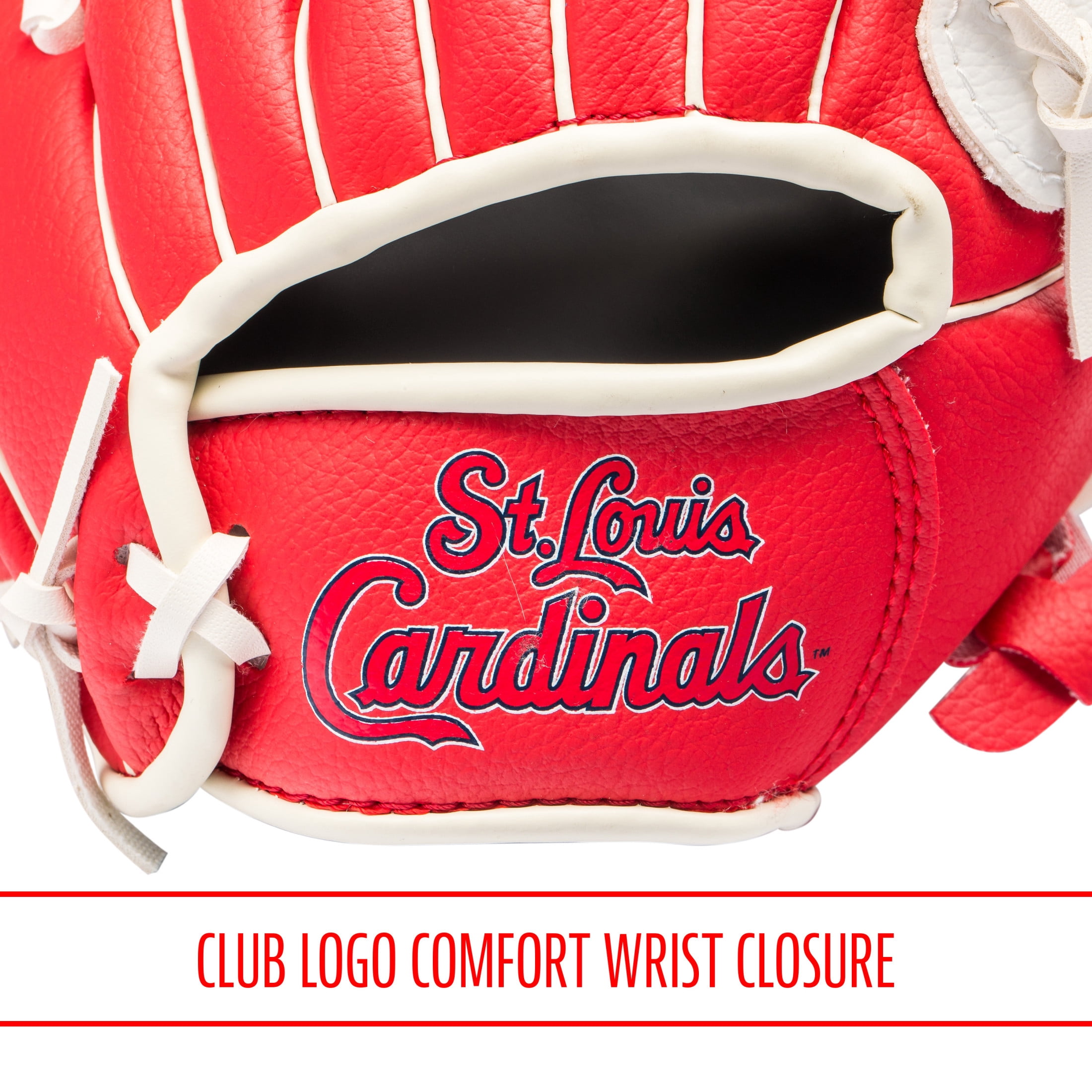 Franklin Sports MLB St. Louis Cardinals Youth Teeball Glove + Ball Set, 9.5 in