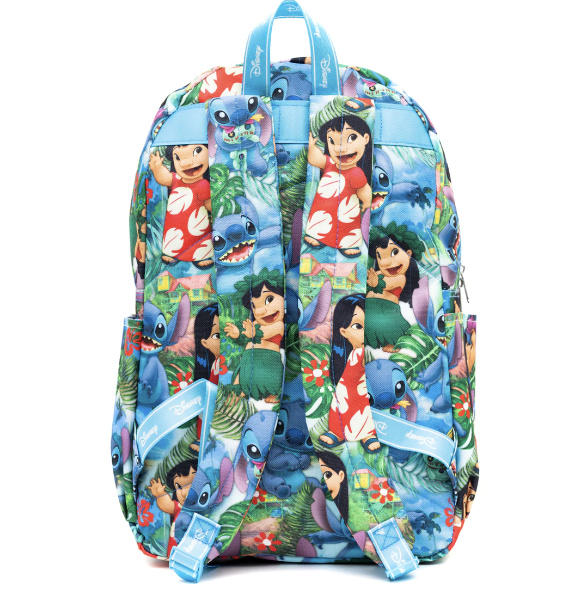 Disney Lilo and Stitch 17" Full-Size Nylon Backpack