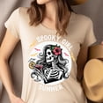 thumbnail image 2 of Spooky Girl Summer Skeleton Halloween T-Shirt, CarolinaBlue, Size 3XL, 2 of 6