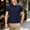 #0051-Navy, variant on Ceisia Men's Check Print Short Sleeve Polo Shirts With Chest Pocket Navy XXXL Gift