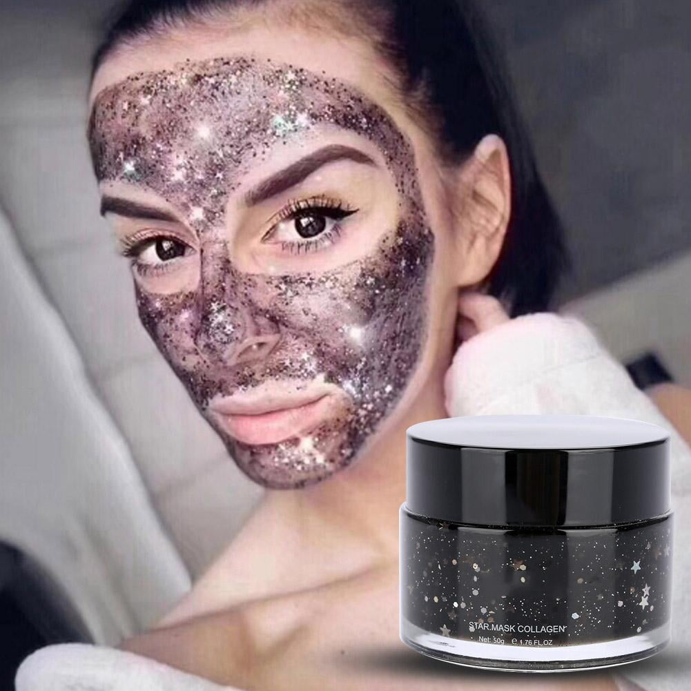 Mgaxyff ALIVER Starry Sky Glow Glitter Sequin Mask Peel off