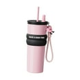 thumbnail image 2 of Siruishop Gobelet Isolé Cadeaux pour Femmes Hommes Réutilisable 710 ml pour Extérieur Voiture Camping Rose, 2 of 8