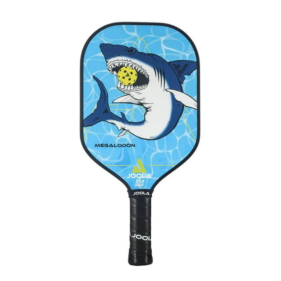 JOOLA Megalodon Junior Pickleball Paddle, Blue, 7.9 oz