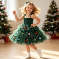thumbnail image 2 of SUYIDA Toddler Girls Sleeveless Christmas Dress, Holiday Party Dance Gown, Cute Festive Outfit for Celebration Events, 2 of 6