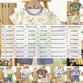 thumbnail image 2 of Quealent Boys Summer Clothes Sets Cartoon Printing Short Sleeve T-Shirts Elastic Waist Shorts 2 Outfits (Pink, 3-6 Months), 2 of 3