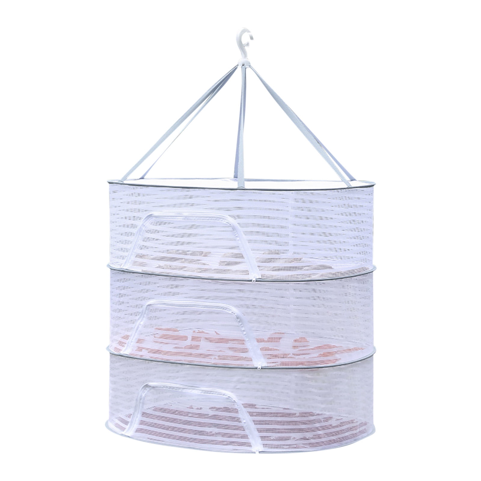 Clearance zanvin Hanging Laundry Rack Flat Clothes Drying Rack Foldable Mesh Clothes Flat Drying Rack Underwear Drying Cage brithday gift Walmart